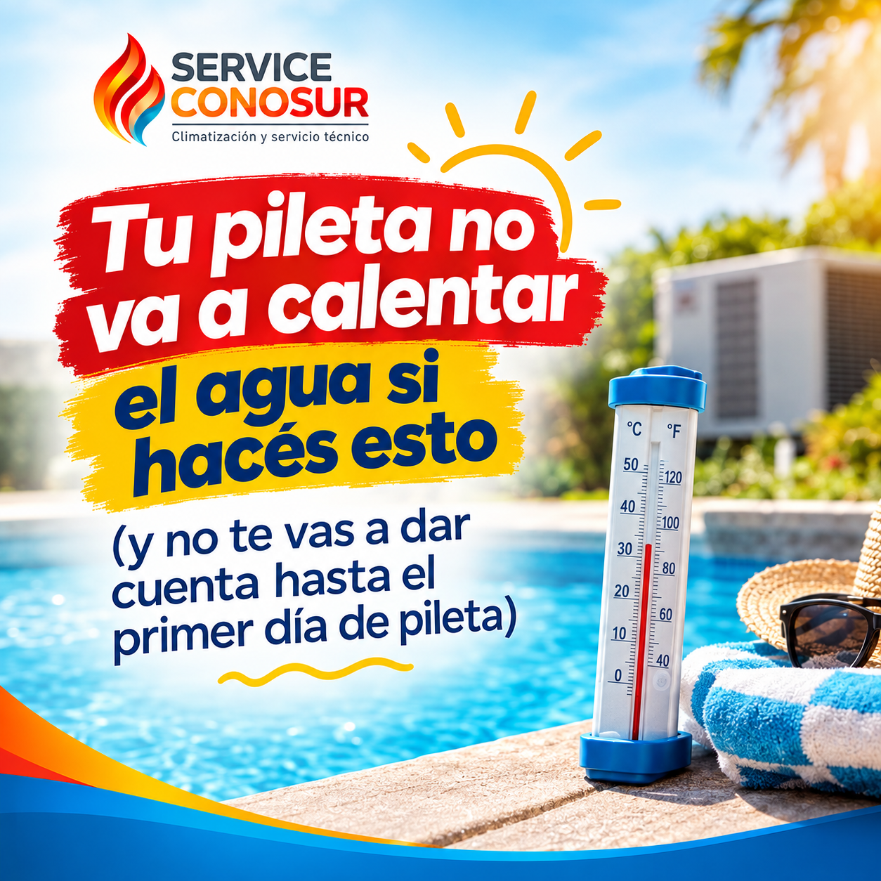 Climatización de piscinas